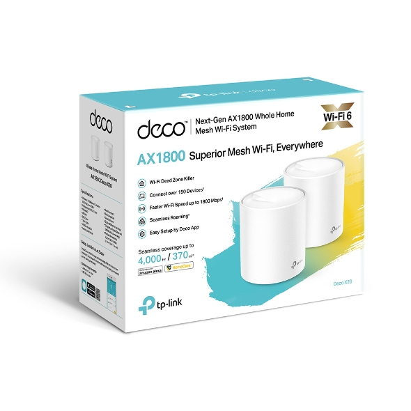 TP-Link Deco X20, 2-Pack